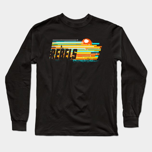 Rebels Long Sleeve T-Shirt by kharmazero